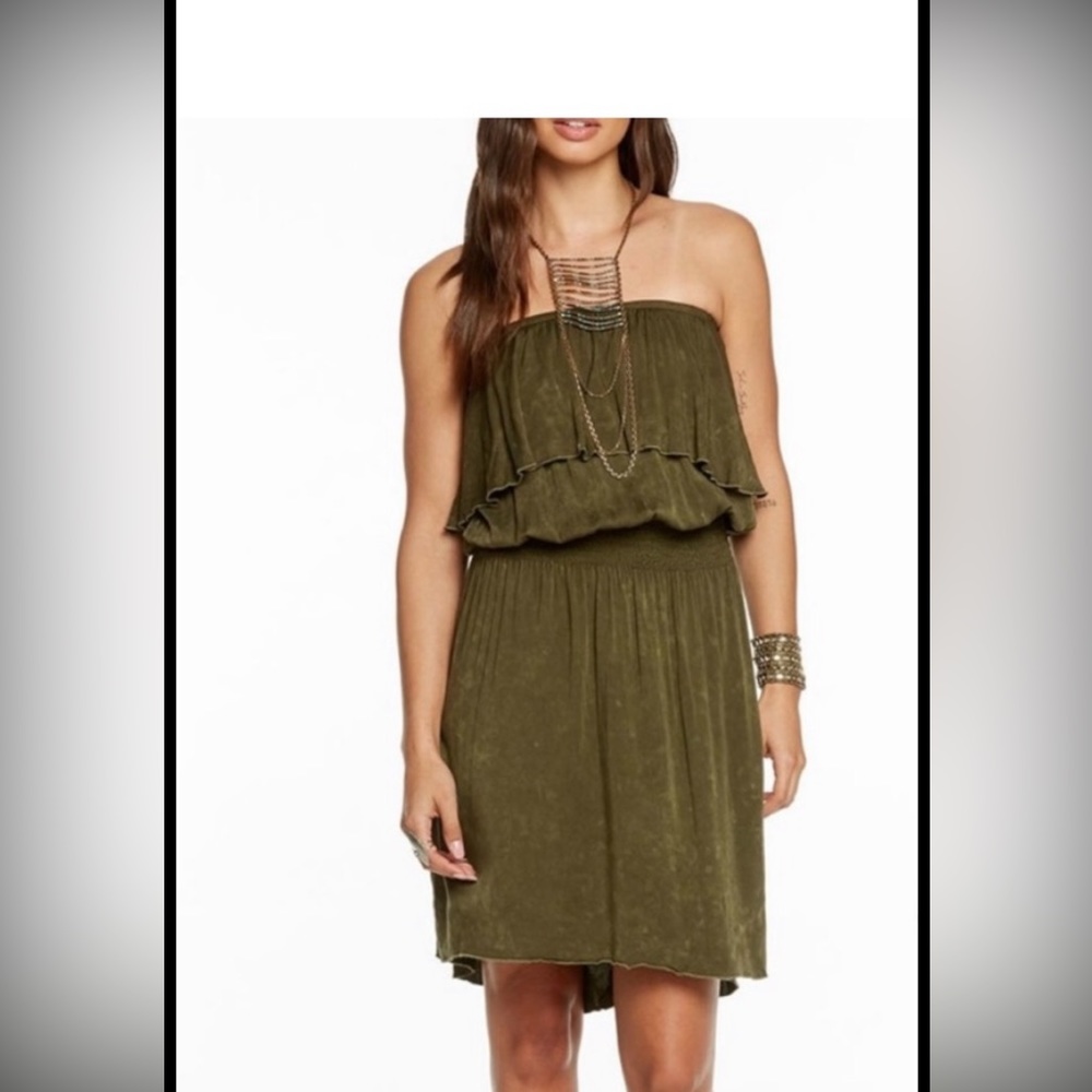 Chaser Strapless Mini-Dress with Ruffle… - Picture 6 of 7